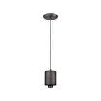 NLK10469 Olivia 1 Light Wide Pendant Pewter Lilac