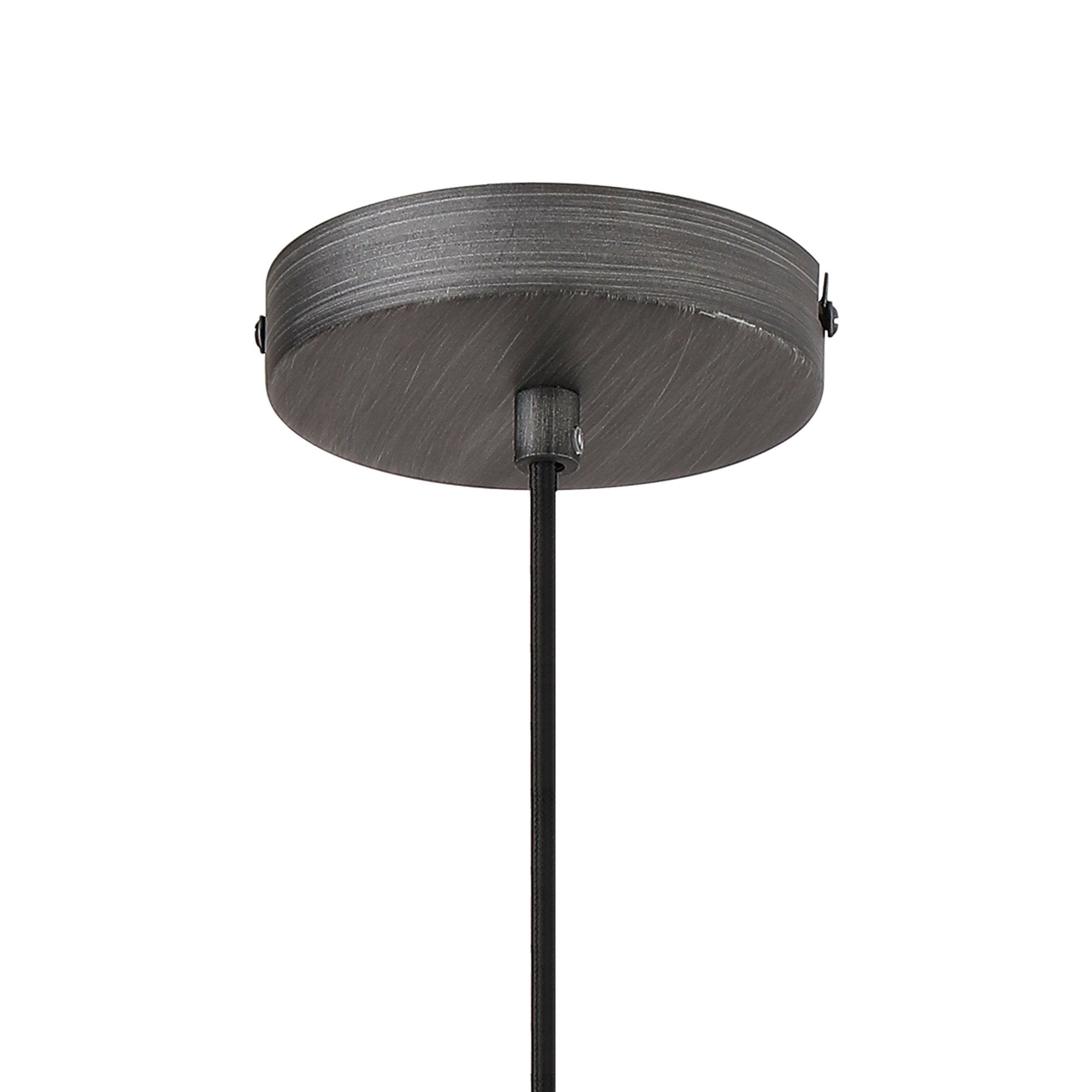 NLK10469 Olivia 1 Light Wide Pendant Pewter Lilac
