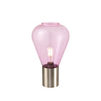 NLK10779 Olivia 1 Light Table Lamp Satin Nickel Lilac