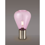 NLK10779 Olivia 1 Light Table Lamp Satin Nickel Lilac