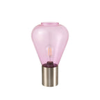 NLK10779 Olivia 1 Light Table Lamp Satin Nickel Lilac