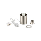 NLK10779 Olivia 1 Light Table Lamp Satin Nickel Lilac