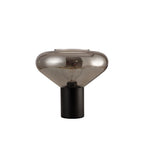 NLK11119 Olivia 1 Light Table Lamp Satin Black Smoke