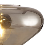 NLK11119 Olivia 1 Light Table Lamp Satin Black Smoke