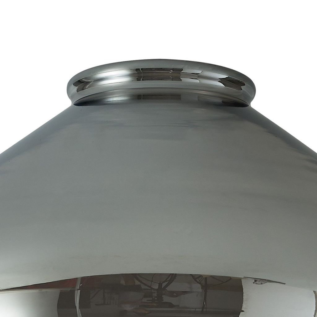 NLK11119 Olivia 1 Light Table Lamp Satin Black Smoke