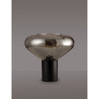 NLK11119 Olivia 1 Light Table Lamp Satin Black Smoke
