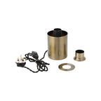 NLK11209 Olivia 1 Light Table Lamp Antique Brass Opal