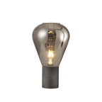 NLK11669 Olivia 1 Light Table Lamp Pewter Smoke Plated