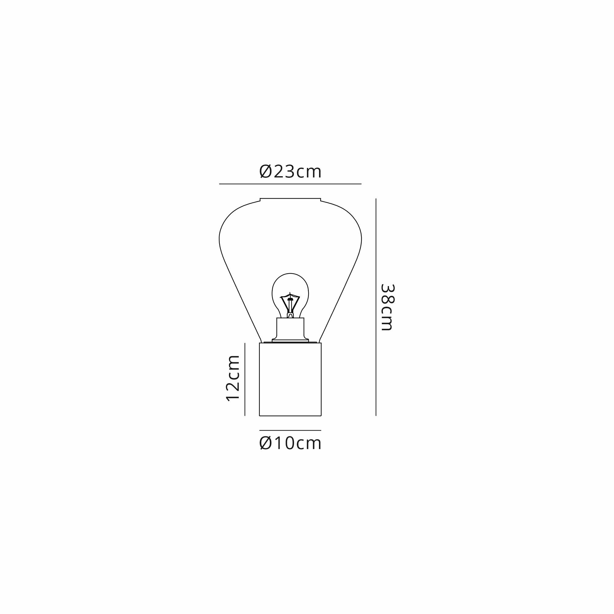 NLK11669 Olivia 1 Light Table Lamp Pewter Smoke Plated