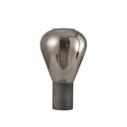 NLK11669 Olivia 1 Light Table Lamp Pewter Smoke Plated