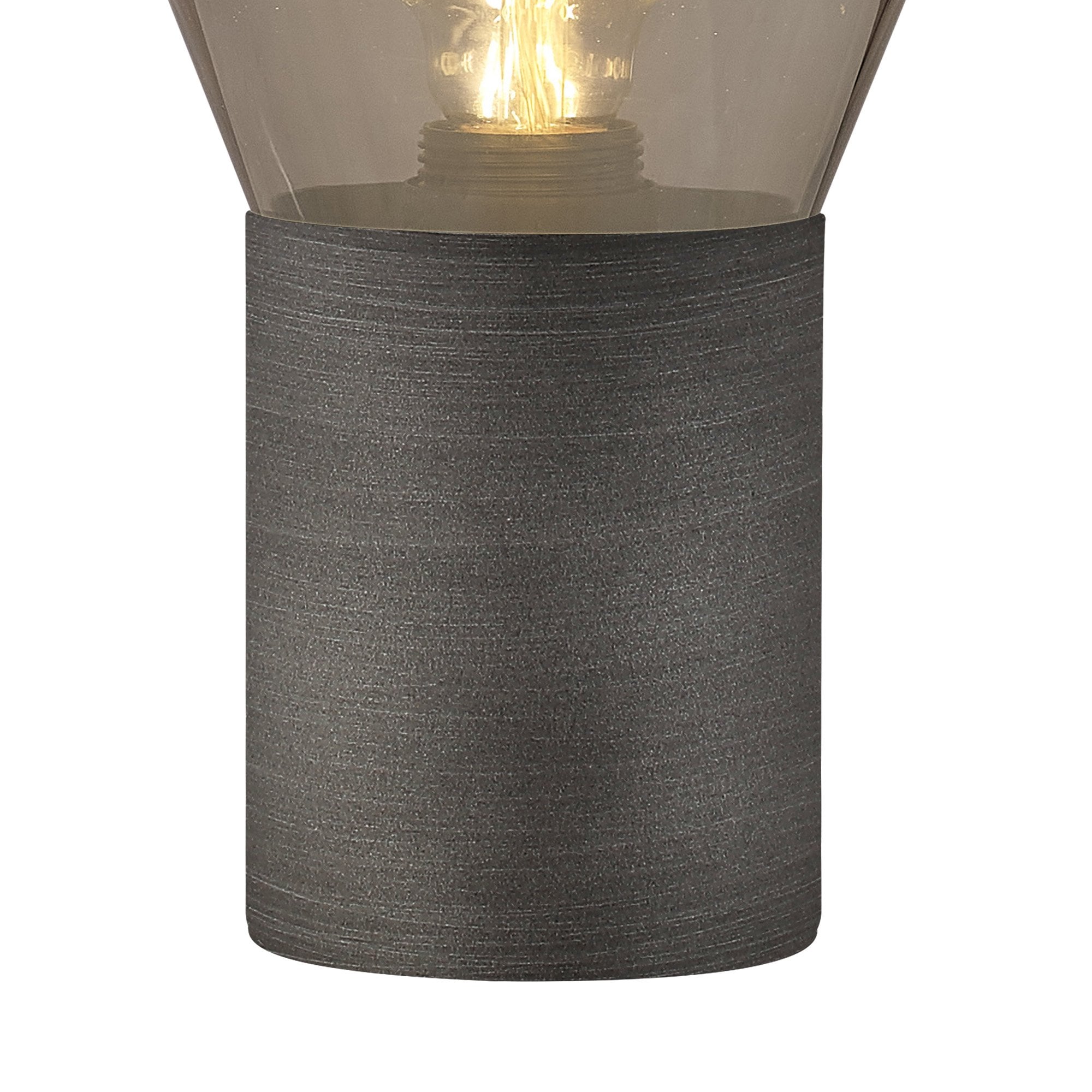 NLK11669 Olivia 1 Light Table Lamp Pewter Smoke Plated