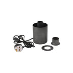 NLK11669 Olivia 1 Light Table Lamp Pewter Smoke Plated