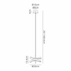 NL73379 Padwa 1 LED Pendant Polished Chrome