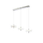 NL73389 Padwa 3 LED Linear Pendant Polished Chrome