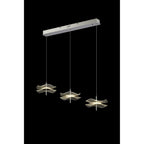 NL73389 Padwa 3 LED Linear Pendant Polished Chrome