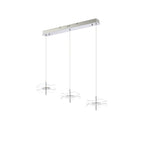 NL73389 Padwa 3 LED Linear Pendant Polished Chrome