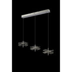 NL73389 Padwa 3 LED Linear Pendant Polished Chrome