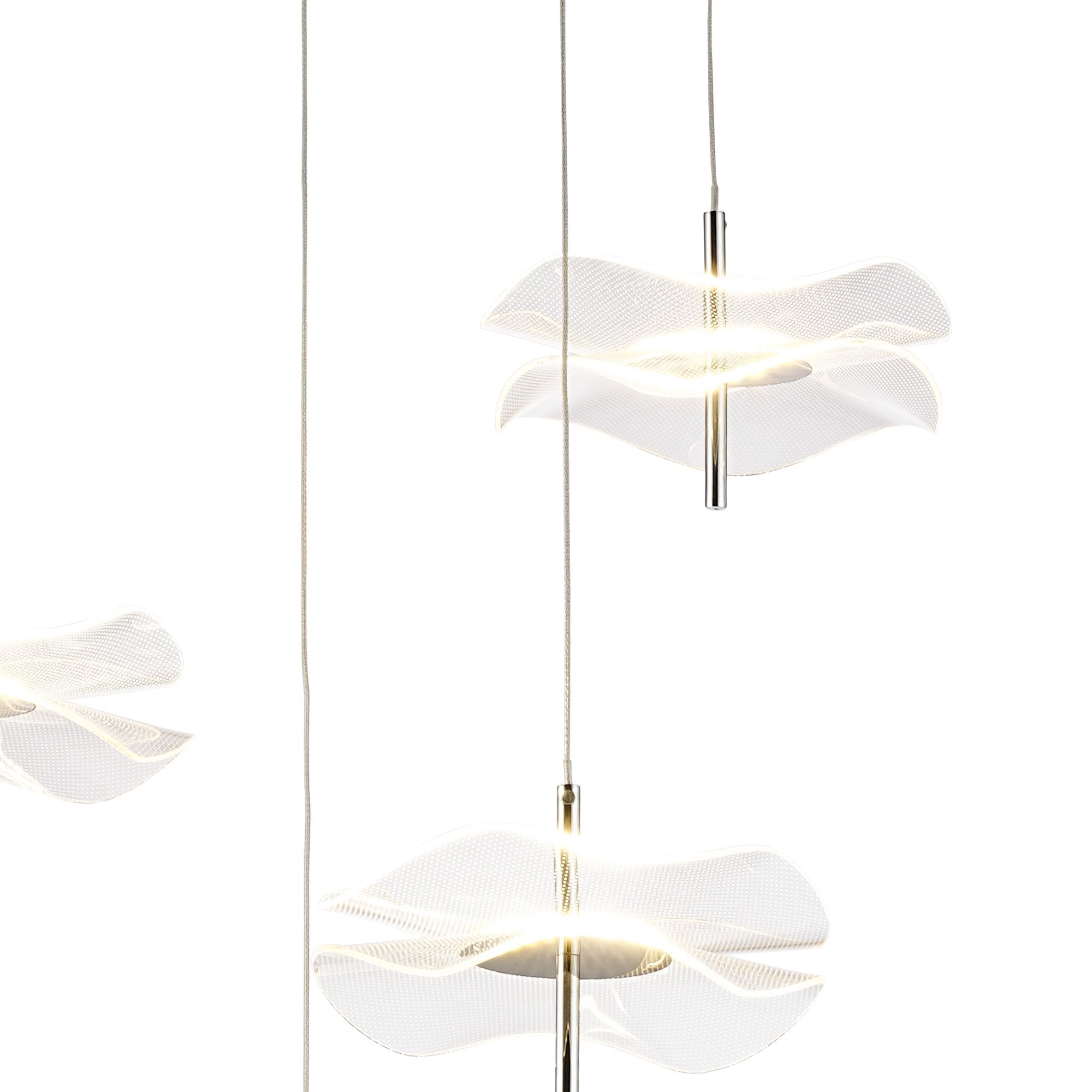 NL73399 Padwa 6 LED Round Pendant Polished Chrome