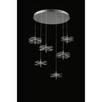 NL73399 Padwa 6 LED Round Pendant Polished Chrome