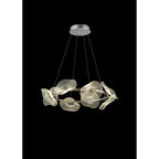 NL73409 Padwa 8 LED Ring Pendant Polished Chrome
