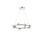 NL73409 Padwa 8 LED Ring Pendant Polished Chrome
