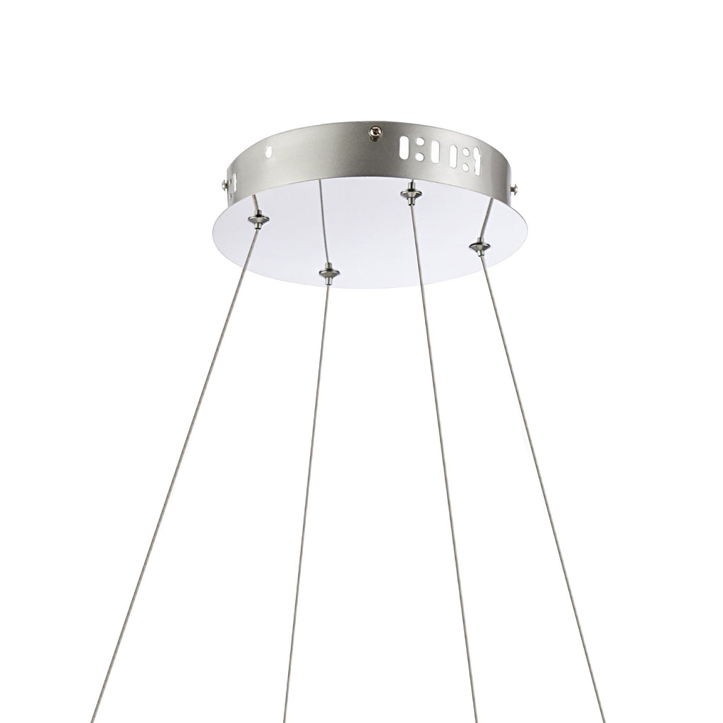 NL73409 Padwa 8 LED Ring Pendant Polished Chrome