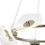 NL73409 Padwa 8 LED Ring Pendant Polished Chrome