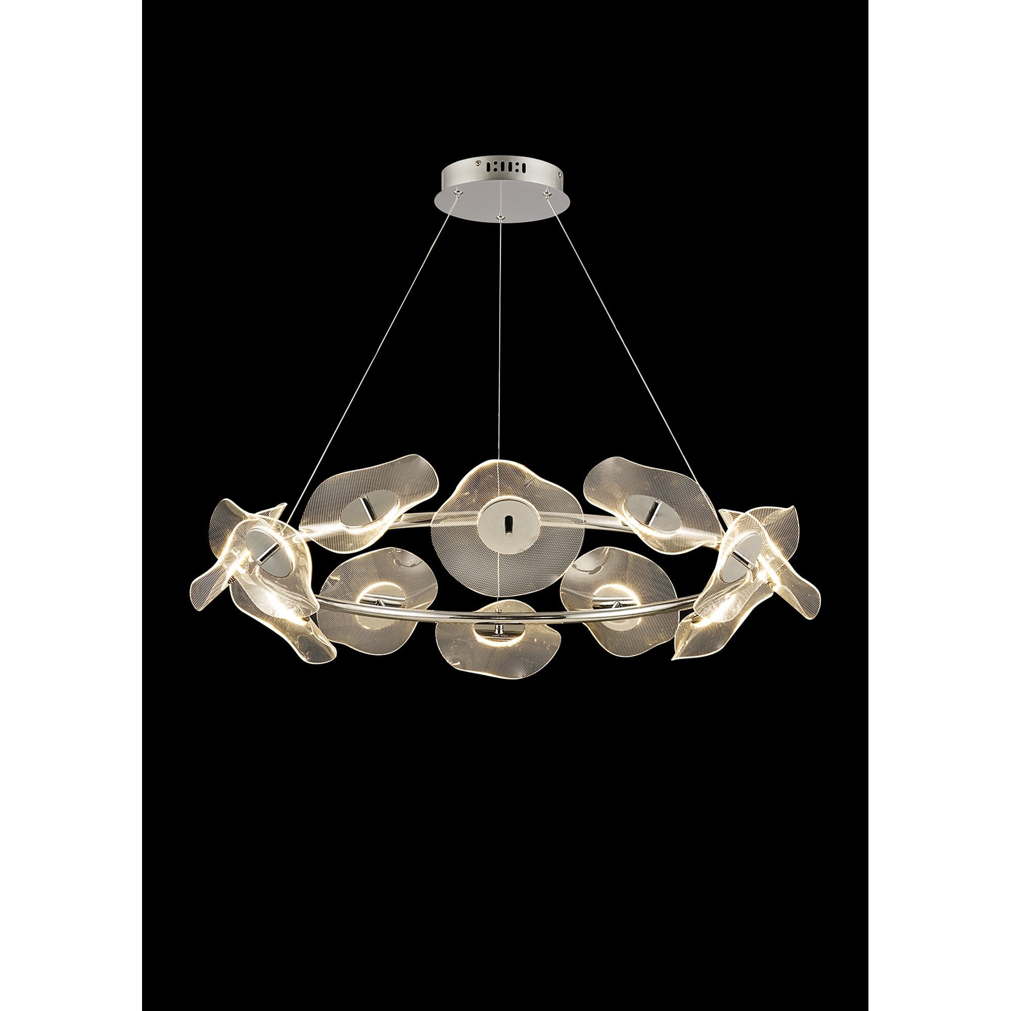 NL73419 Padwa 12 LED Ring Pendant Polished Chrome