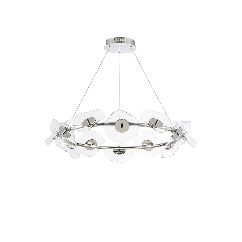 NL73419 Padwa 12 LED Ring Pendant Polished Chrome
