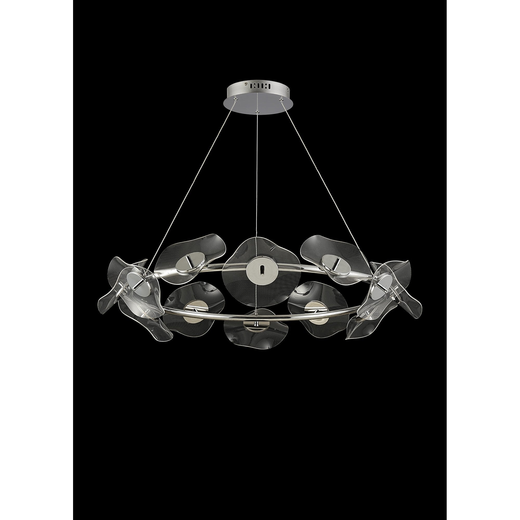 NL73419 Padwa 12 LED Ring Pendant Polished Chrome