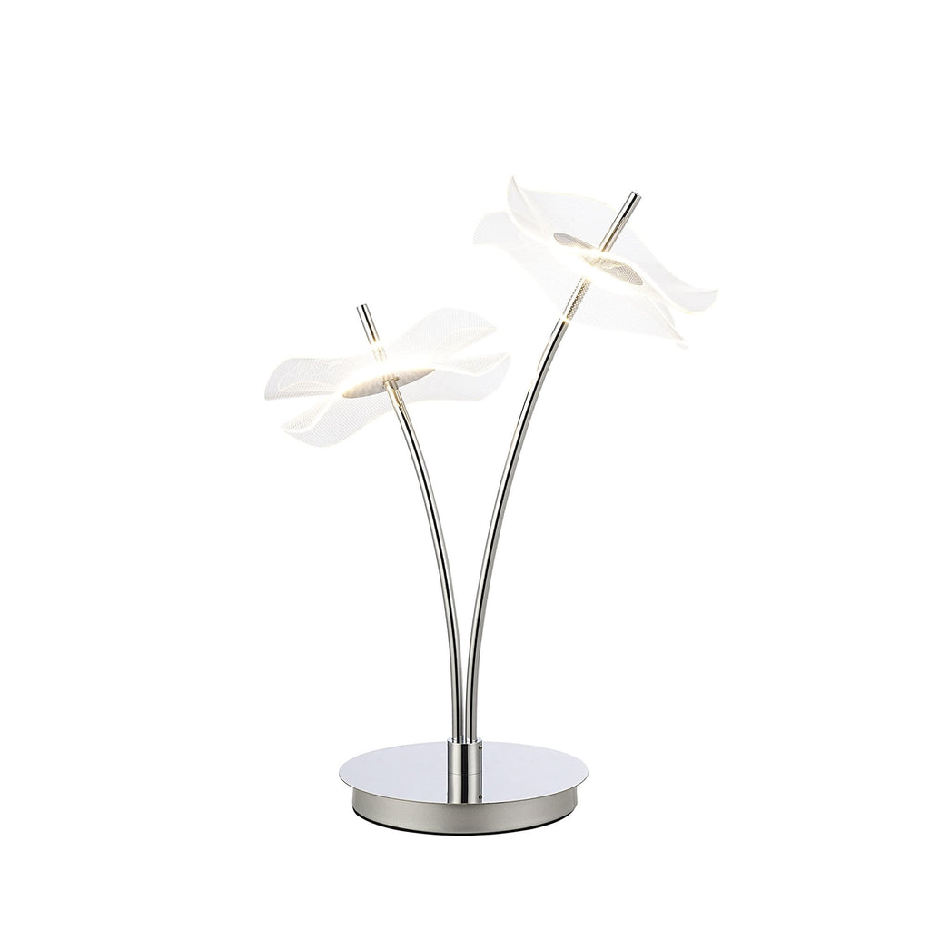 NL73449 Padwa 2 LED Table Lamp Polished Chrome