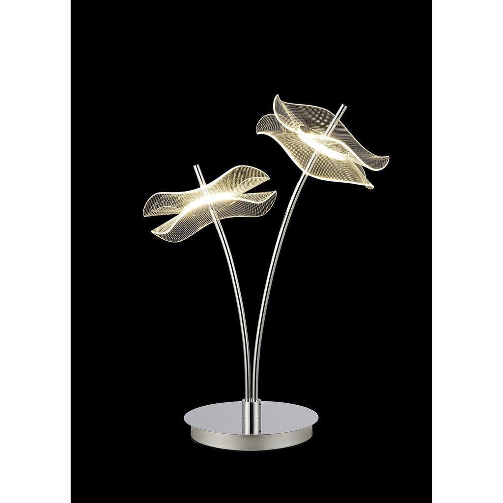 NL73449 Padwa 2 LED Table Lamp Polished Chrome