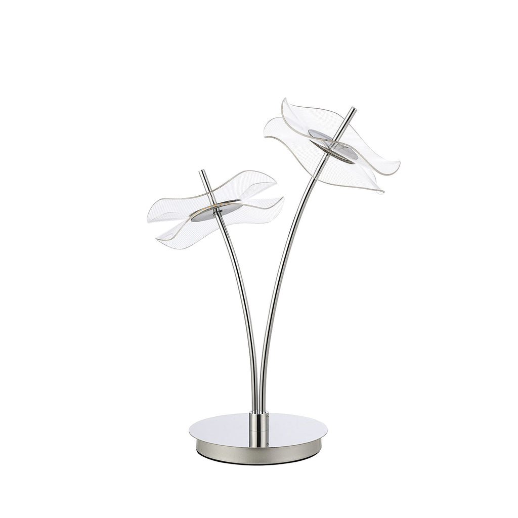 NL73449 Padwa 2 LED Table Lamp Polished Chrome
