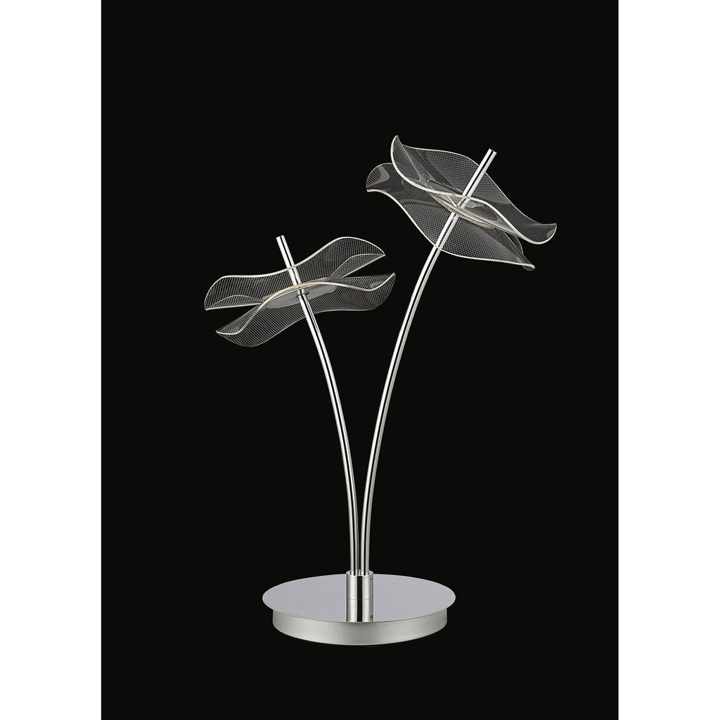 NL73449 Padwa 2 LED Table Lamp Polished Chrome