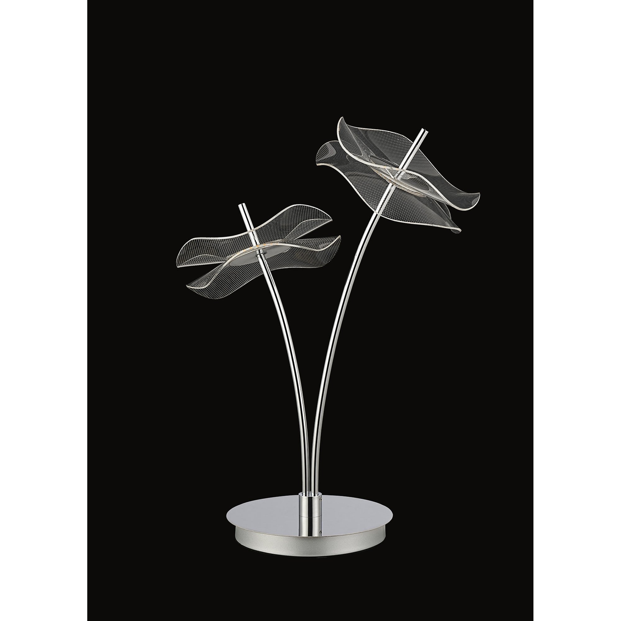 NL73449 Padwa 2 LED Table Lamp Polished Chrome