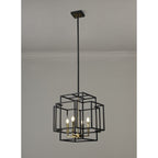 NL87999 Palit 4 Light Pendant Black Gold