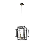 NL87999 Palit 4 Light Pendant Black Gold