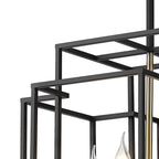 NL87999 Palit 4 Light Pendant Black Gold