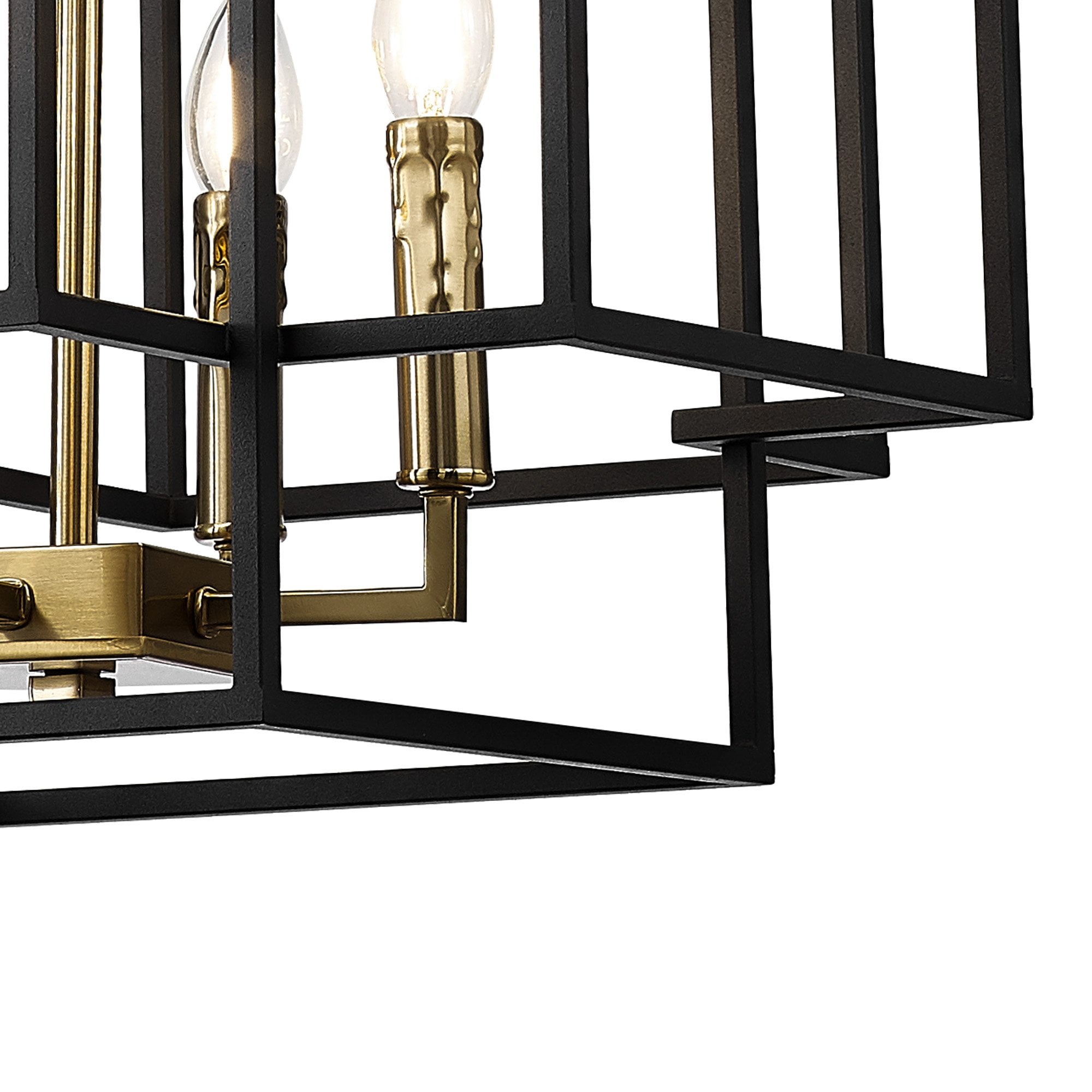 NL87999 Palit 4 Light Pendant Black Gold
