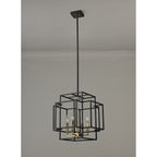 NL87999 Palit 4 Light Pendant Black Gold