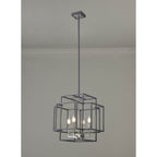 NL88009 Palit 4 Light Pendant Anthracite Satin Nickel