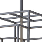 NL88009 Palit 4 Light Pendant Anthracite Satin Nickel