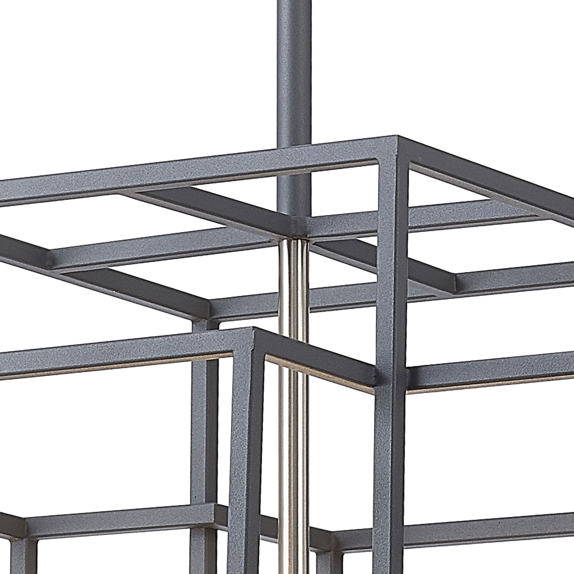 NL88009 Palit 4 Light Pendant Anthracite Satin Nickel