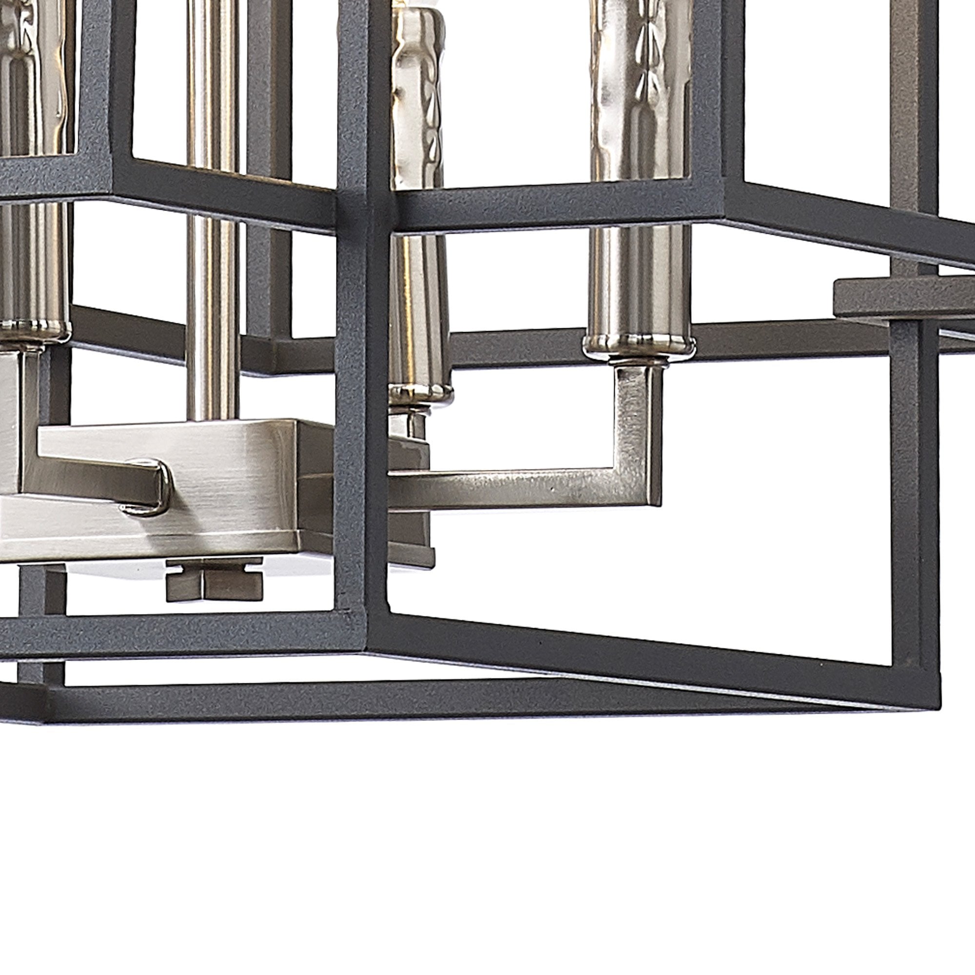NL88009 Palit 4 Light Pendant Anthracite Satin Nickel