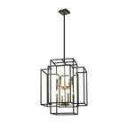 NL88019 Palit 8 Light Pendant Black Gold