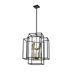 NL88019 Palit 8 Light Pendant Black Gold