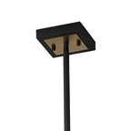 NL88019 Palit 8 Light Pendant Black Gold