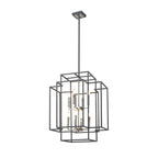 NL88029 Palit 8 Light Pendant Anthracite Satin Nickel