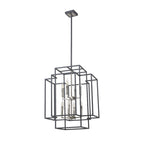 NL88029 Palit 8 Light Pendant Anthracite Satin Nickel