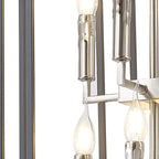 NL88029 Palit 8 Light Pendant Anthracite Satin Nickel